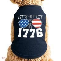 1776 Independence Day 4th Of July Doggie Tank thumb 0