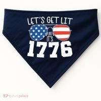 1776 Independence Day 4th Of July USA-Made Doggie Bandana thumb 0