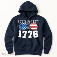 1776 Independence Day 4th Of July Hoodie thumb 0