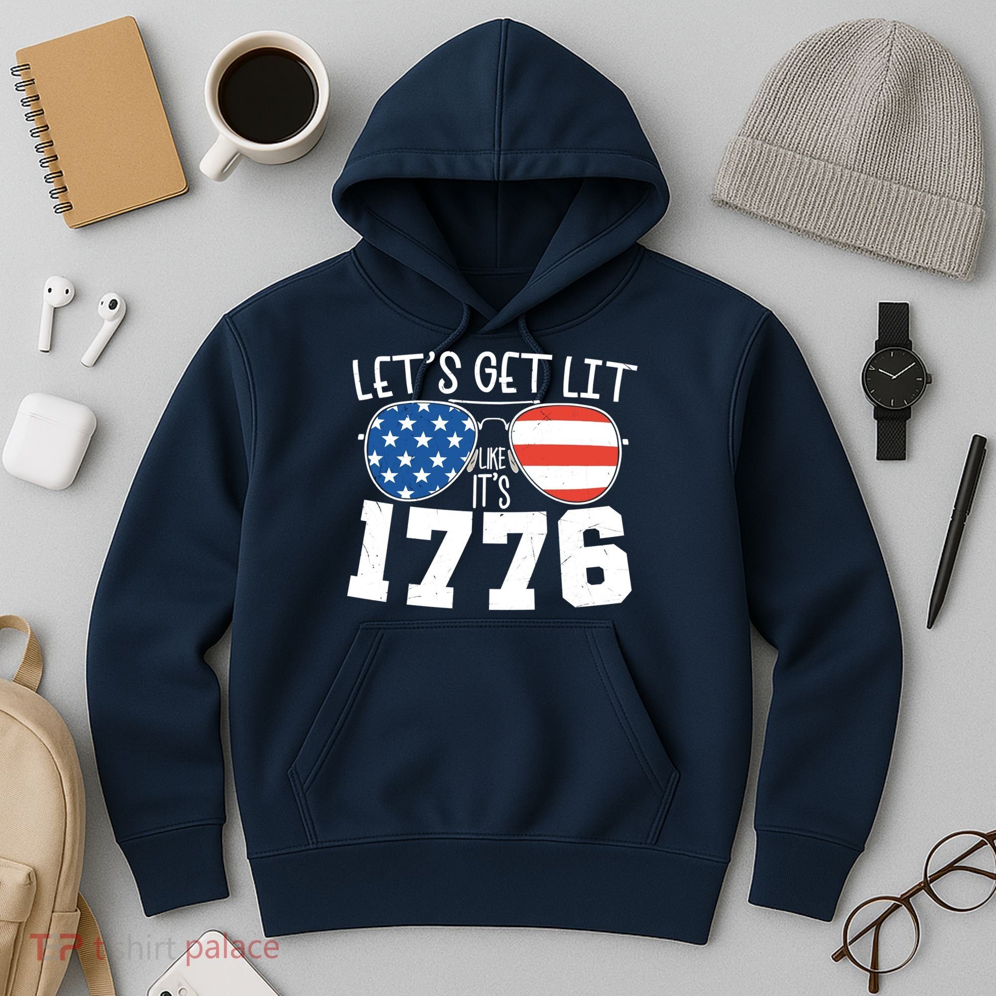 1776 Independence Day 4th Of July Hoodie