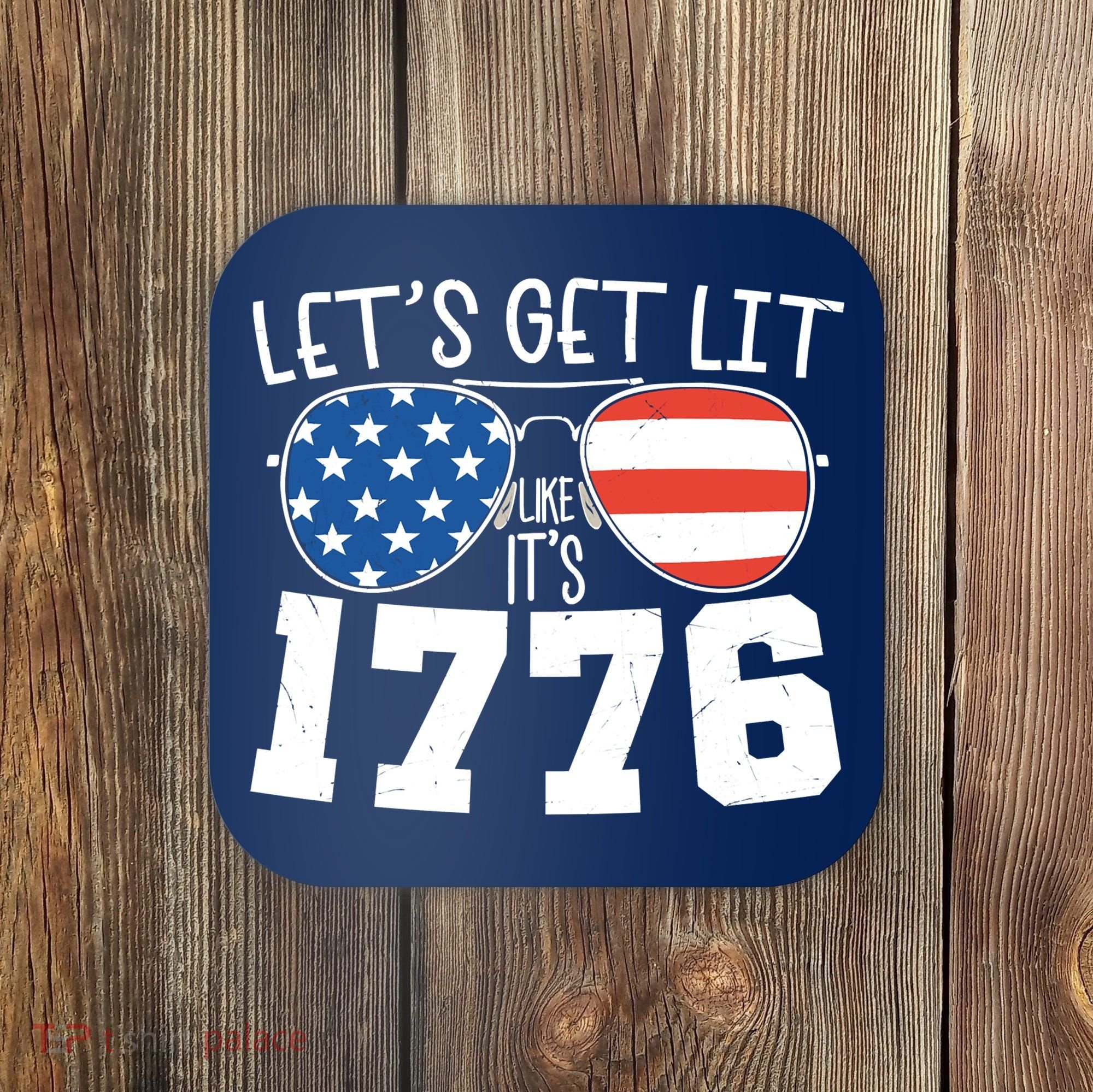 1776 Independence Day 4th Of July Coaster