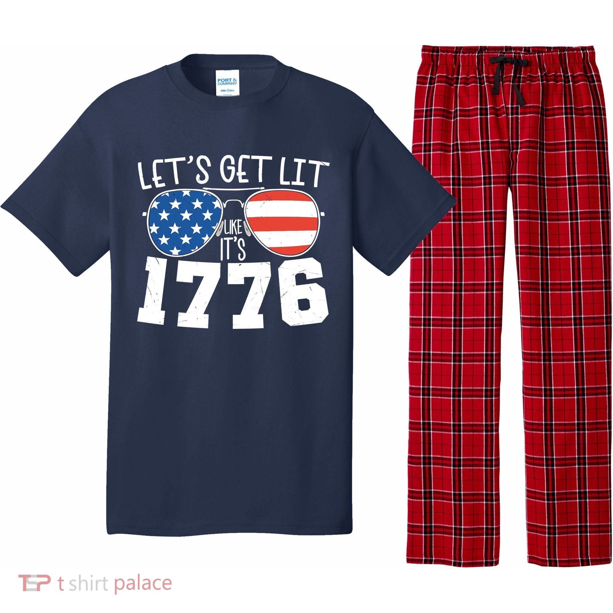 1776 Independence Day 4th Of July Pajama Set