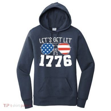 1776 Independence Day 4th Of July Women's Hoodie