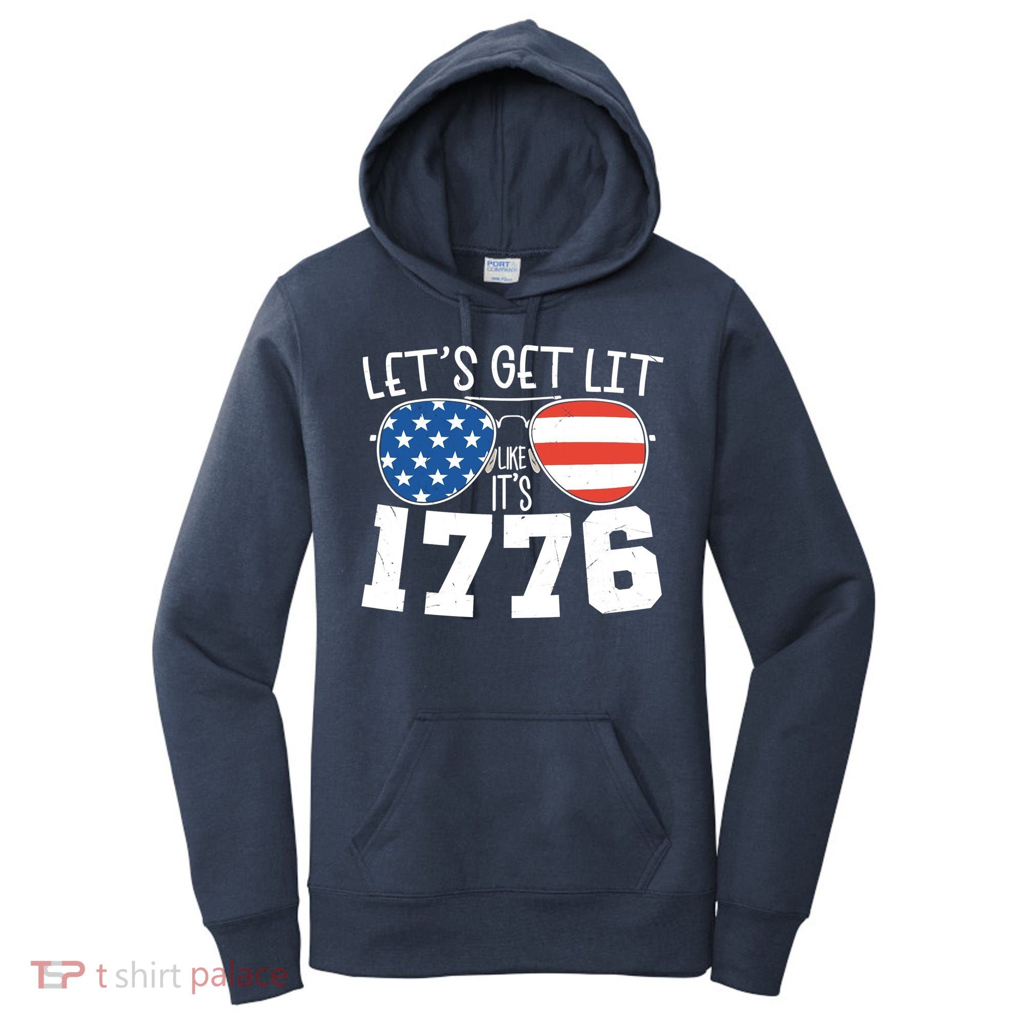 1776 Independence Day 4th Of July Women's Hoodie