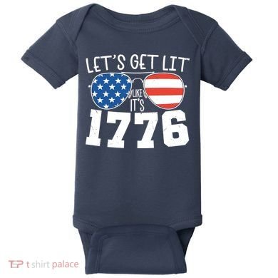1776 Independence Day 4th Of July Baby Bodysuit