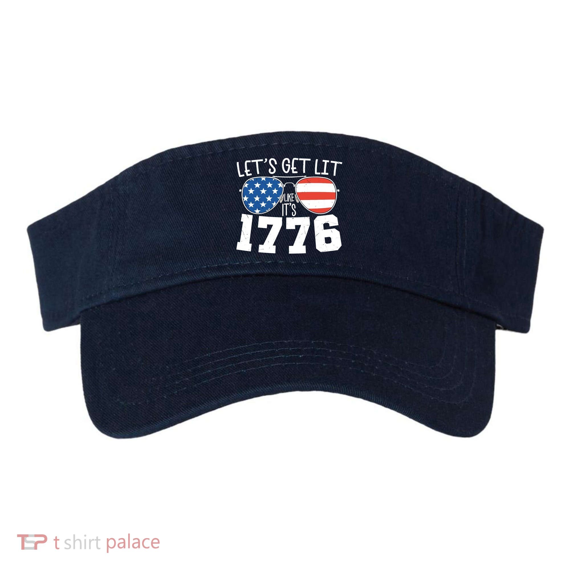 1776 Independence Day 4th Of July Visor