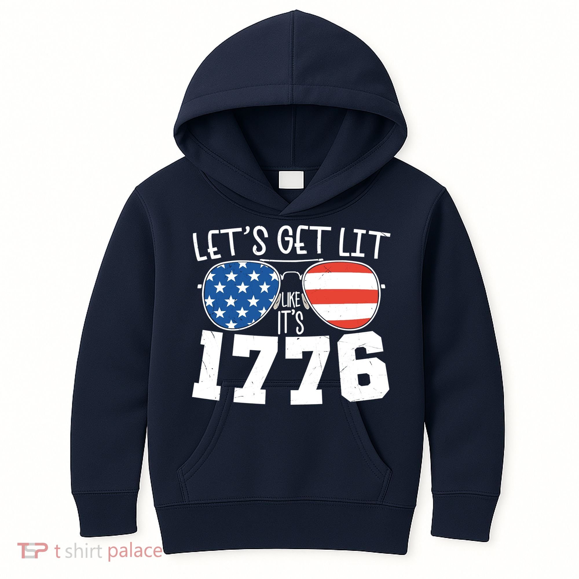 1776 Independence Day 4th Of July Kids Hoodie