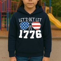 1776 Independence Day 4th Of July Kids Hoodie thumb 3