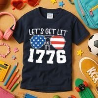 1776 Independence Day 4th Of July Kids T-Shirt thumb 3