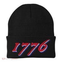 1776 Independence Day Liberty Freedom Betsy Ross Flag Gift Beanie thumb 0