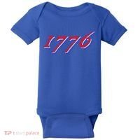 1776 Independence Day Liberty Freedom Betsy Ross Flag Gift Baby Bodysuit thumb 0