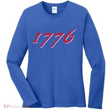 1776 Independence Day Liberty Freedom Betsy Ross Flag Gift Women's Long Sleeve Shirt