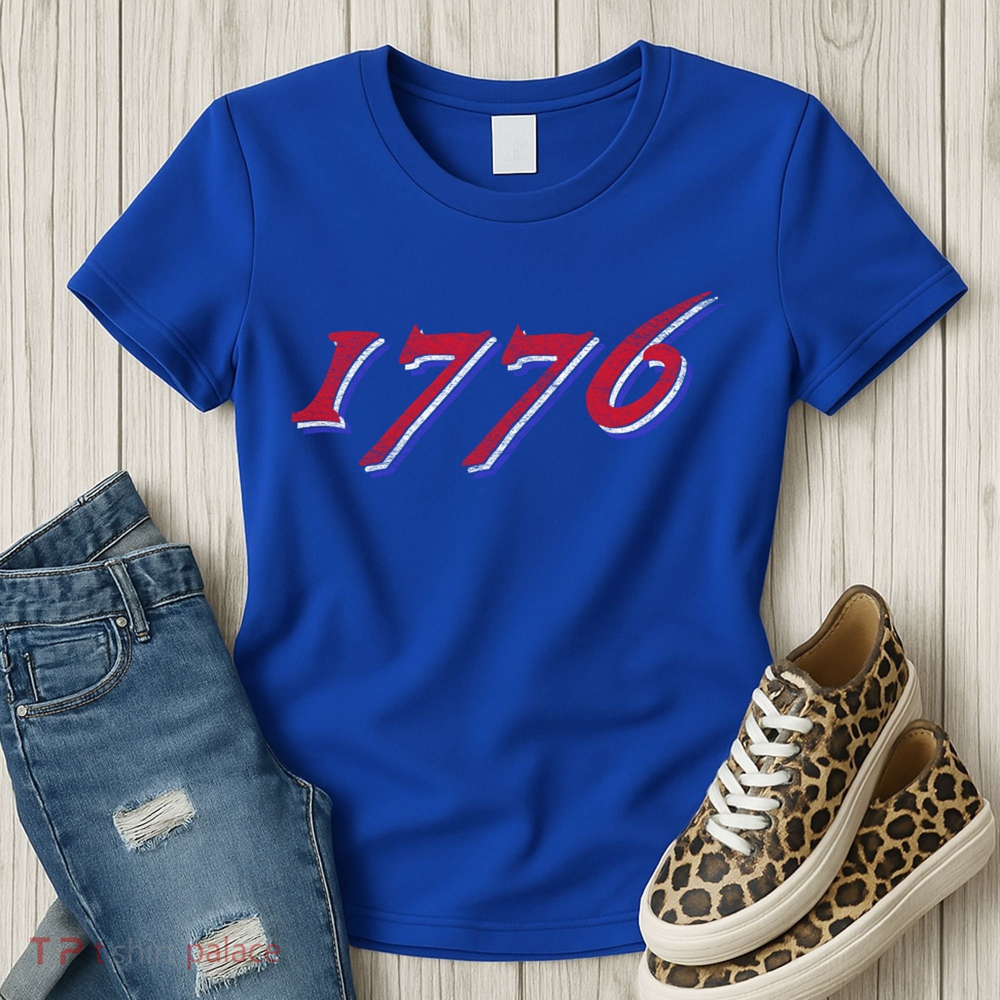 1776 Independence Day Liberty Freedom Betsy Ross Flag Gift Women's T-Shirt