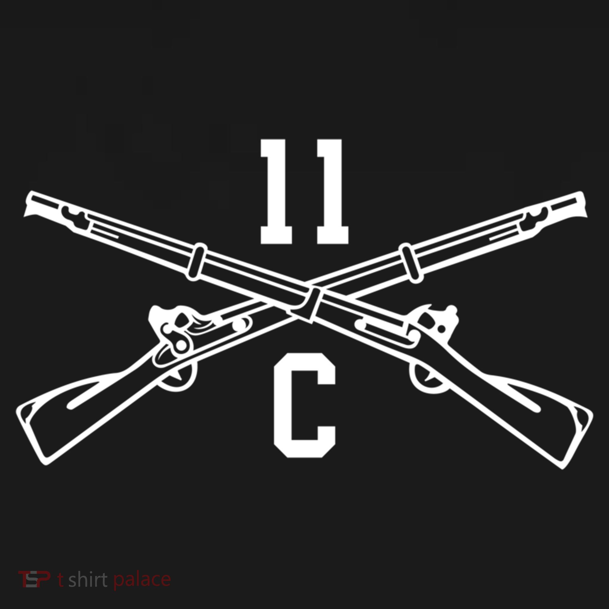 11c Infantry Mortar Crossed Rifles Gift Pajama Set