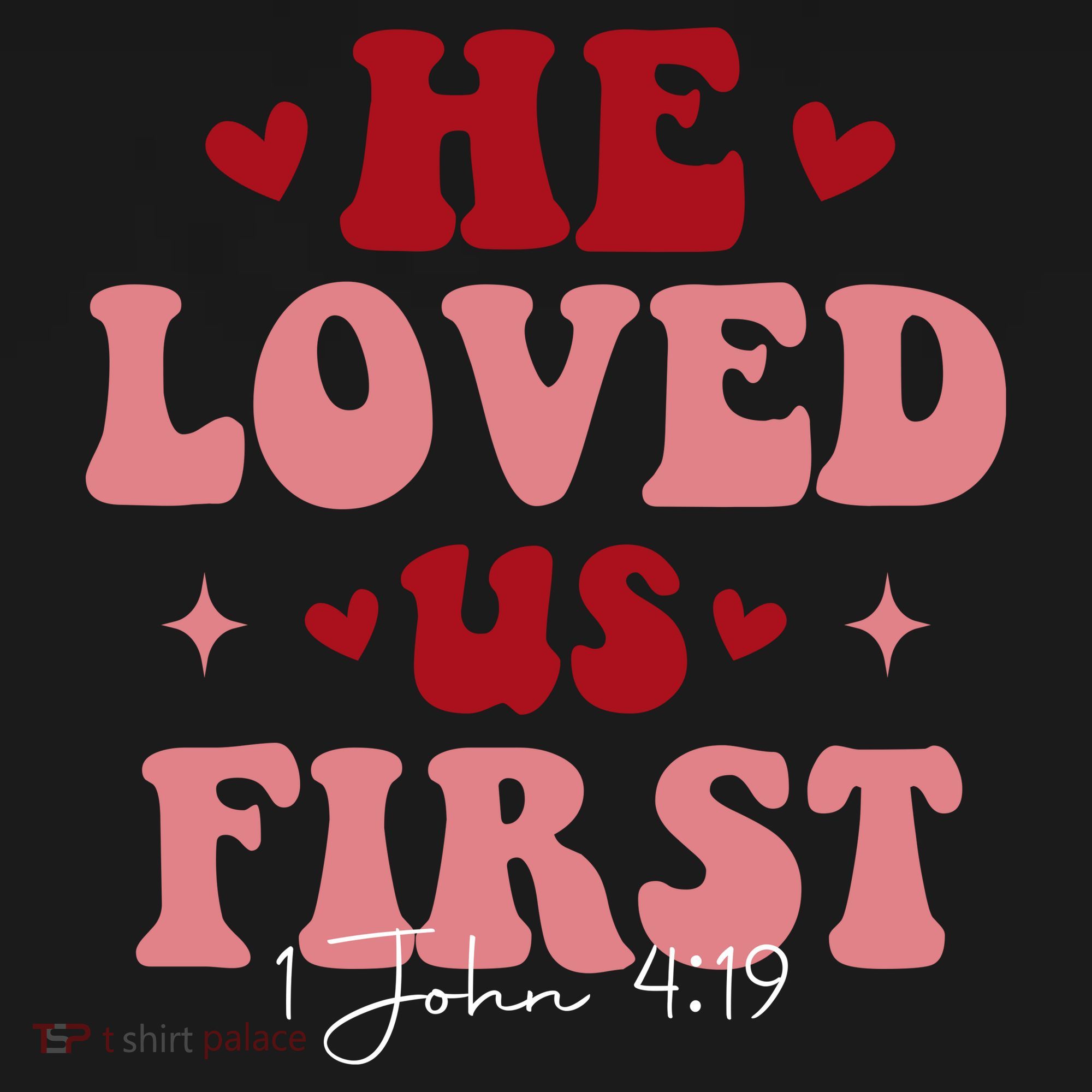 1 John 4 19 He Loved Us First Backpack