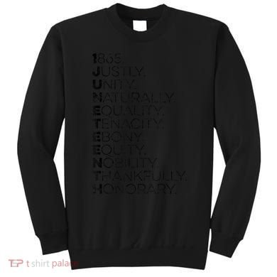 1865 Juneteenth African American Juneteenth Freedom Retro Sweatshirt