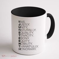 1865 Juneteenth African American Juneteenth Freedom Retro Coffee Mug thumb 1