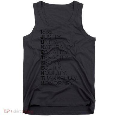 1865 Juneteenth African American Juneteenth Freedom Retro Tank Top