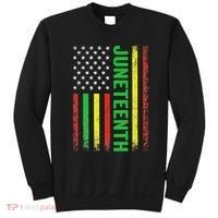 1865 Junenth Black History American Flag African Sweatshirt thumb 0
