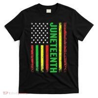 1865 Junenth Black History American Flag African T-Shirt thumb 0
