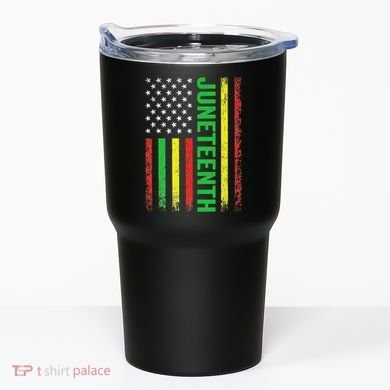 1865 Junenth Black History American Flag African Tumbler