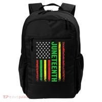 1865 Junenth Black History American Flag African Backpack thumb 0