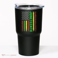 1865 Junenth Black History American Flag African Tumbler thumb 0