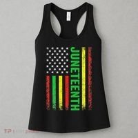 1865 Junenth Black History American Flag African Women's Tank Top thumb 3