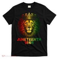 1865 Juneteenth Celebrate Lion African American Freedom Day T-Shirt thumb 0