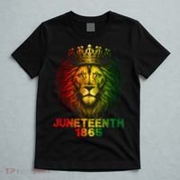 1865 Juneteenth Celebrate Lion African American Freedom Day T-Shirt thumb 5