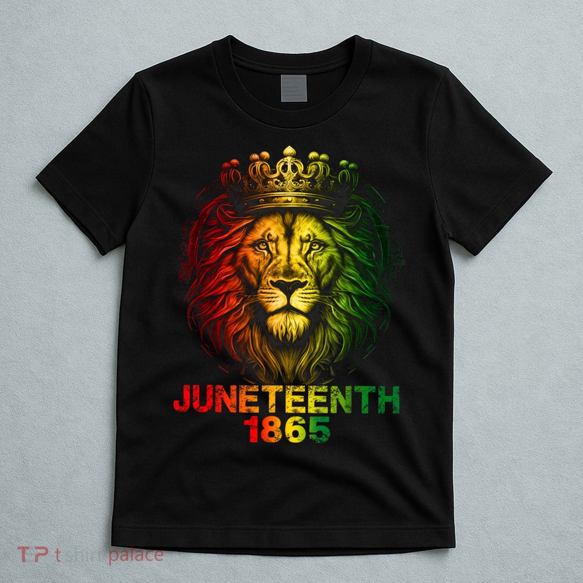 1865 Juneteenth Celebrate Lion African American Freedom Day T-Shirt