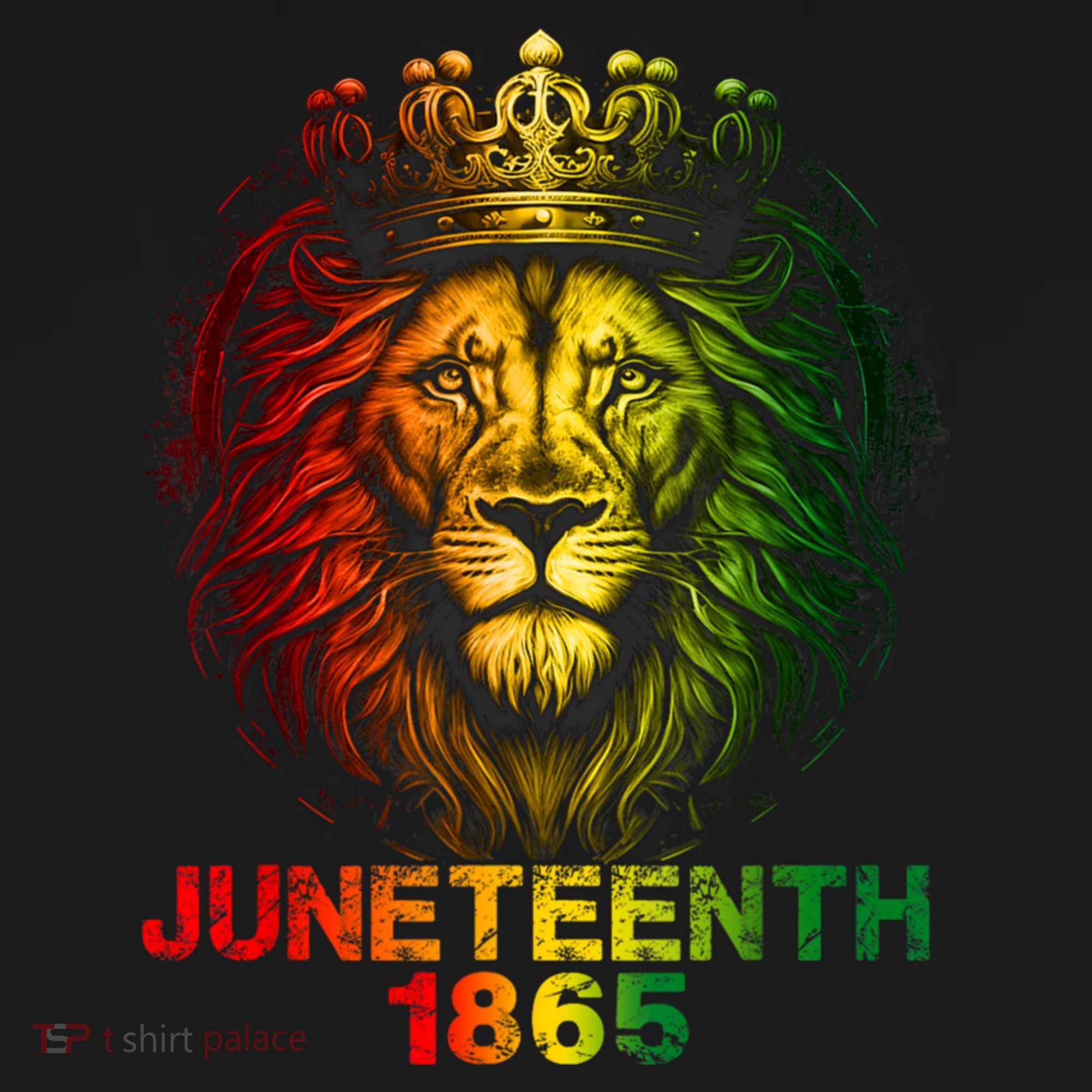 1865 Juneteenth Celebrate Lion African American Freedom Day Tote Bag