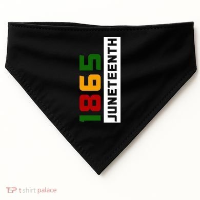 1865 Juneteenth Day USA-Made Doggie Bandana