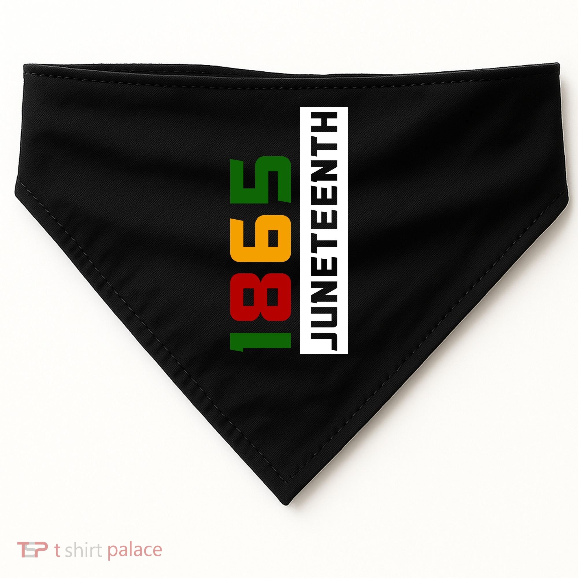 1865 Juneteenth Day USA-Made Doggie Bandana