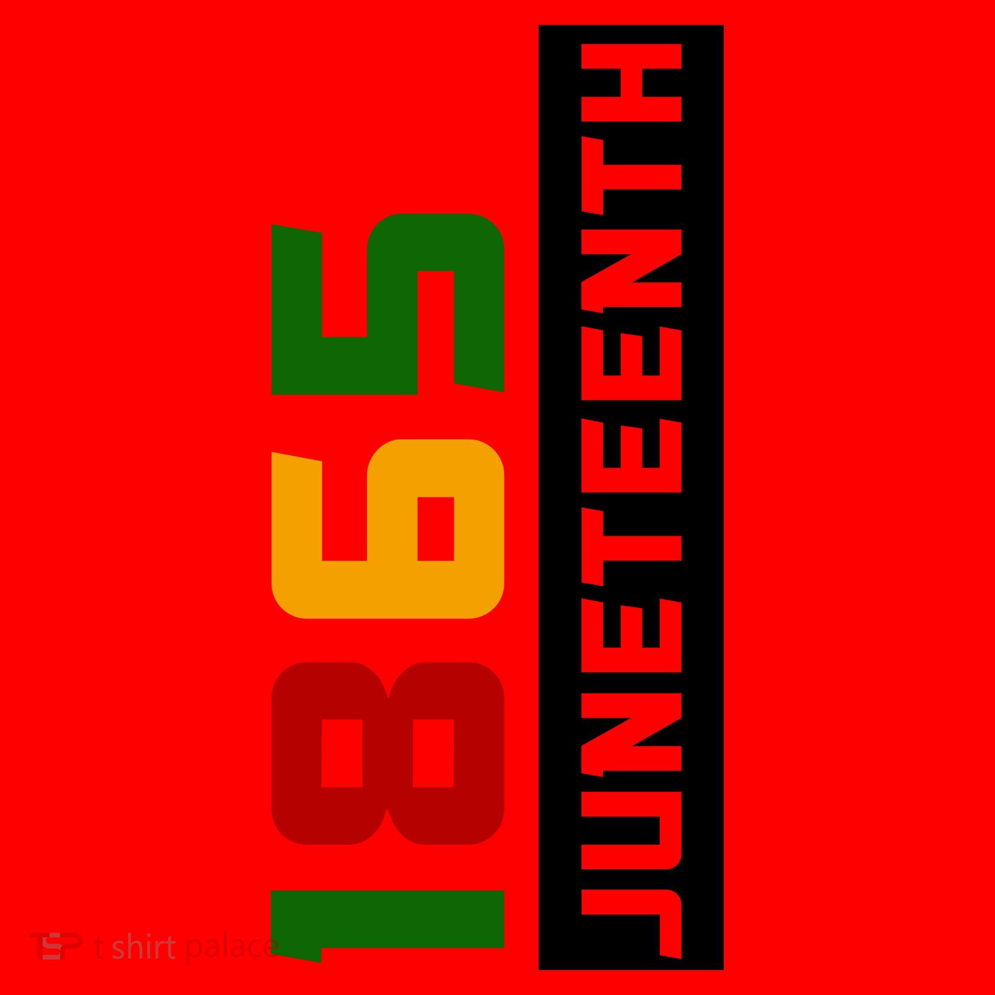 1865 Juneteenth Day Santa Hat