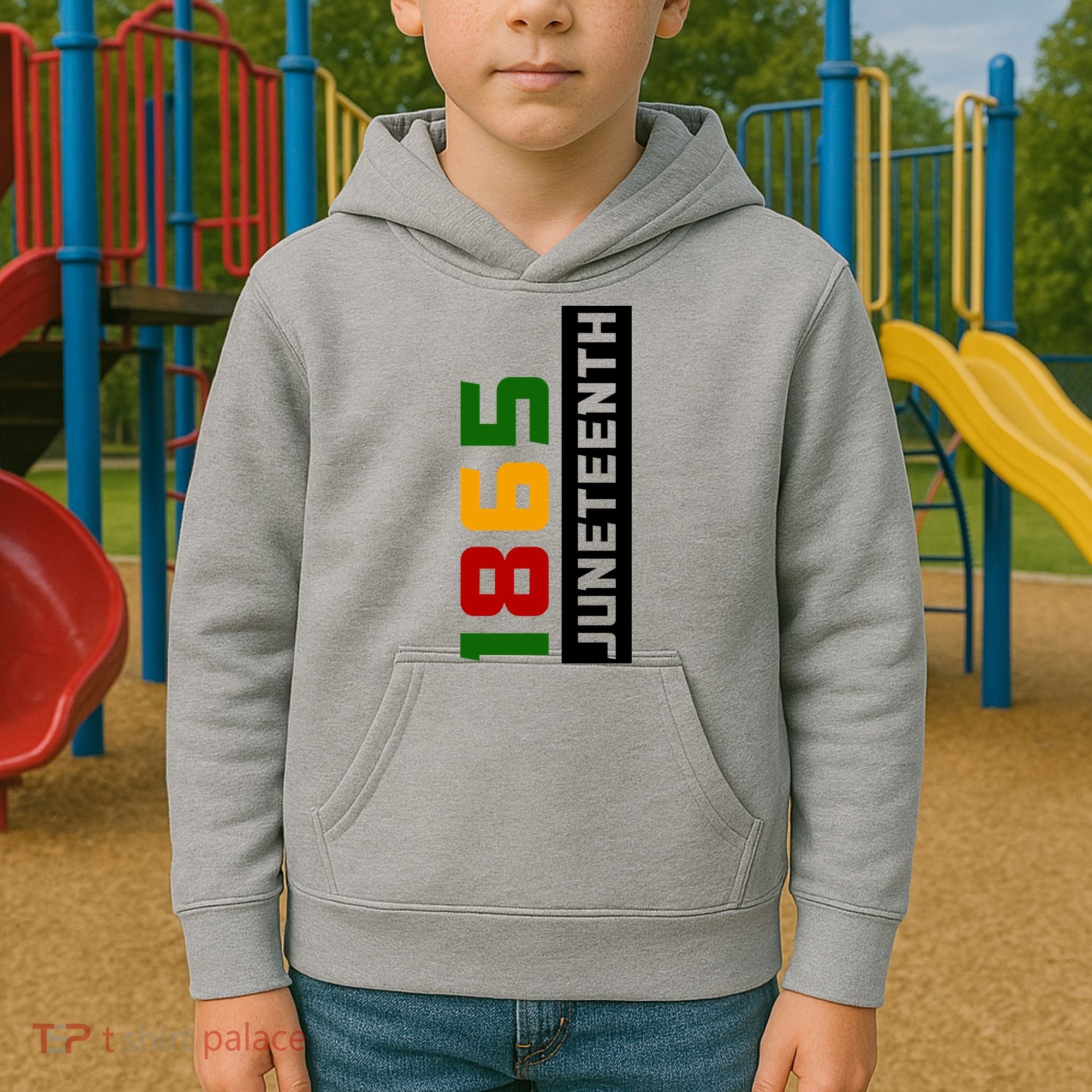 1865 Juneteenth Day Kids Hoodie