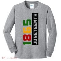 1865 Juneteenth Day Kids Long Sleeve Shirt thumb 0