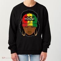 1865 Juneteenth Female Black History Month Women's Sweatshirt thumb 0
