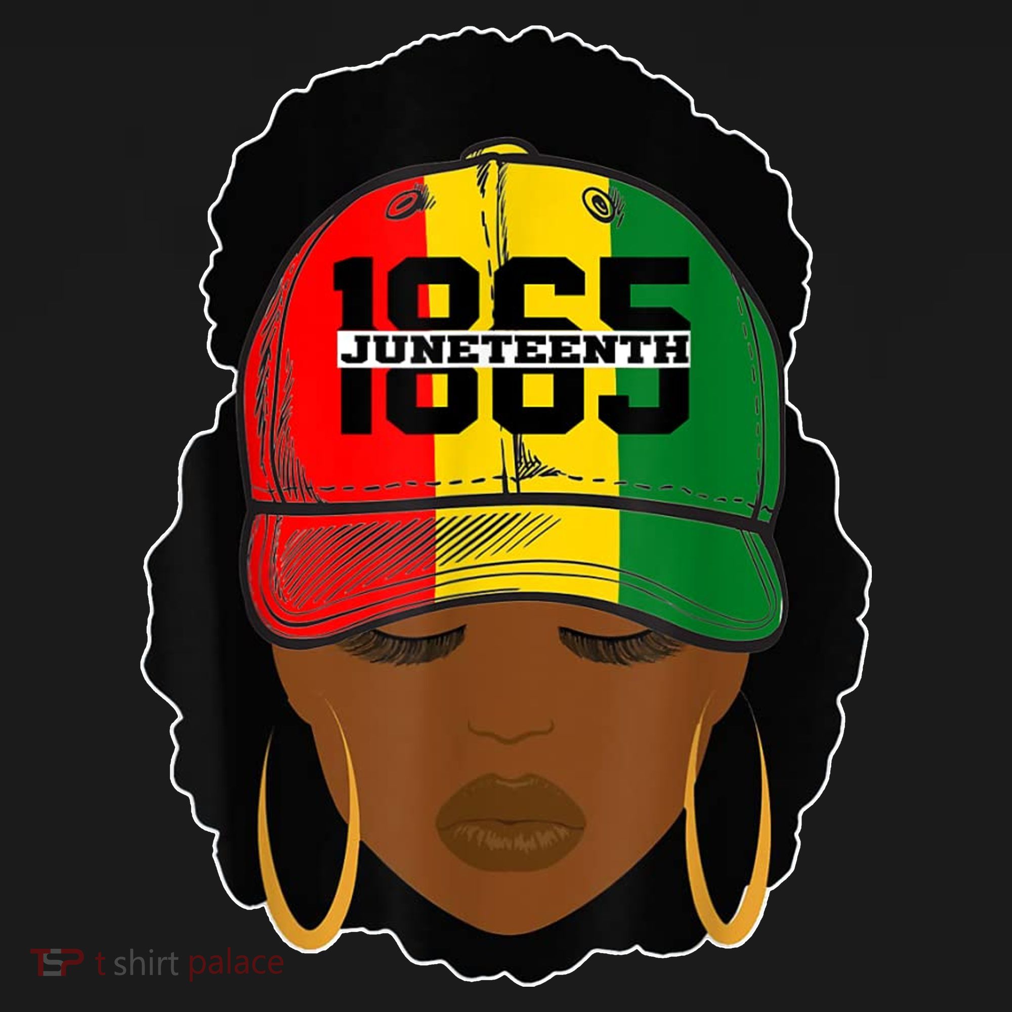 1865 Juneteenth Female Black History Month Doggie Tank