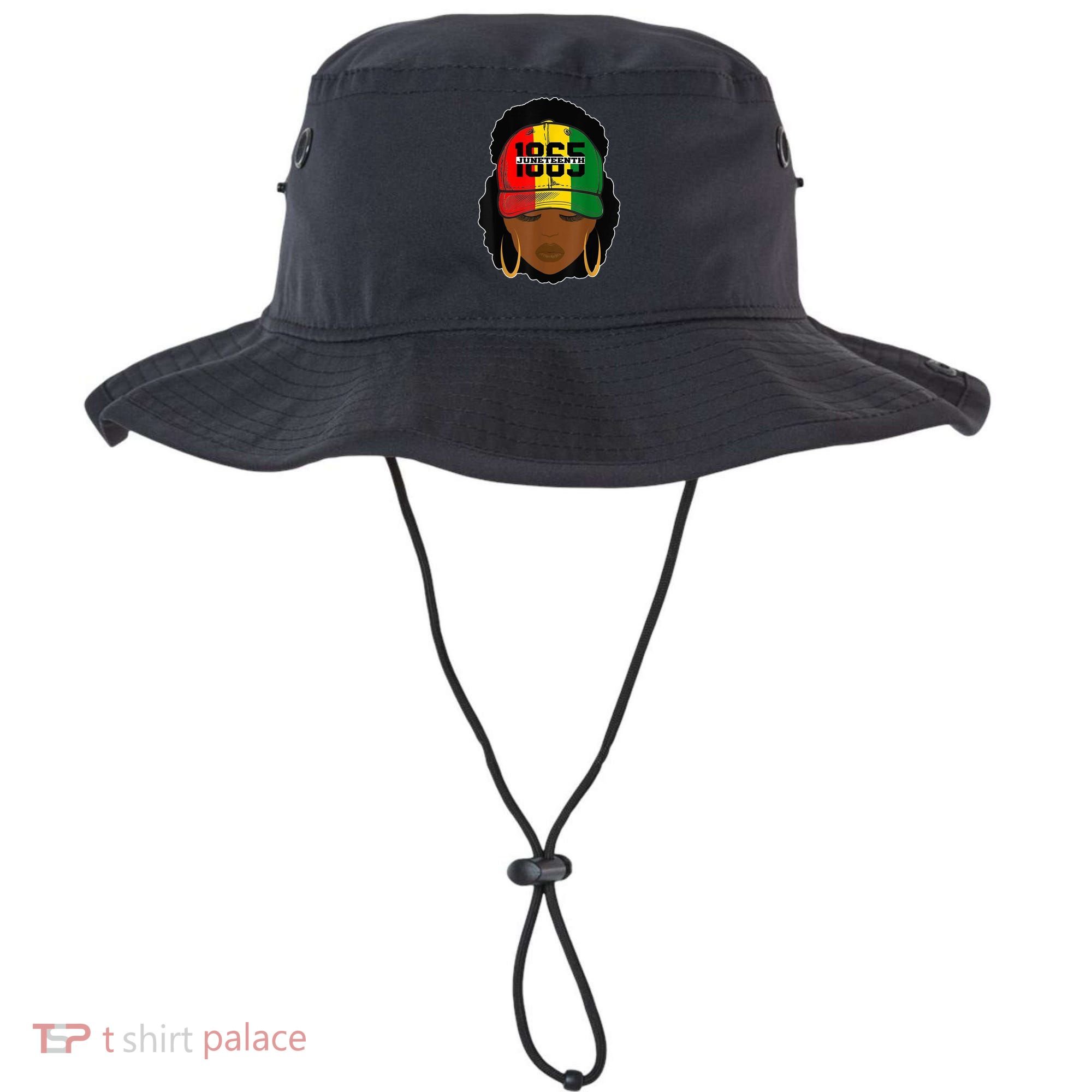 1865 Juneteenth Female Black History Month Bucket Hat