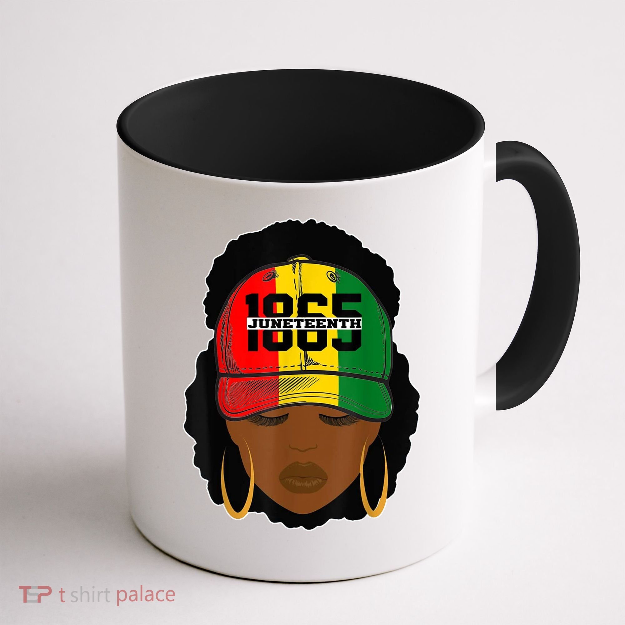 1865 Juneteenth Female Black History Month Coffee Mug