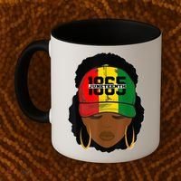 1865 Juneteenth Female Black History Month Coffee Mug thumb 2
