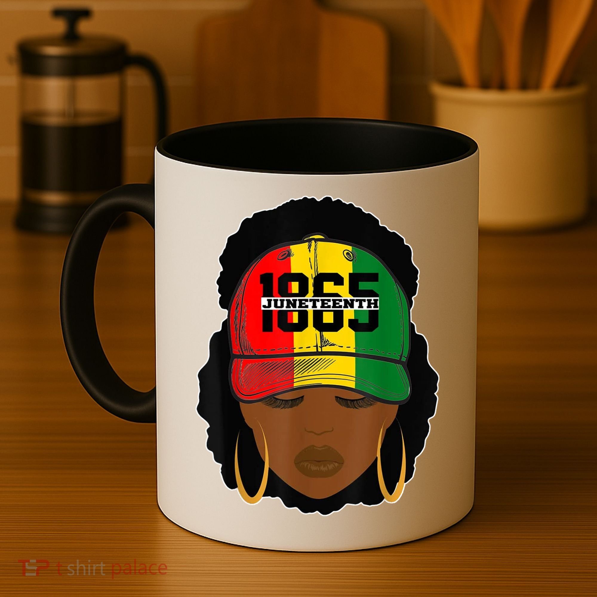 1865 Juneteenth Female Black History Month Coffee Mug
