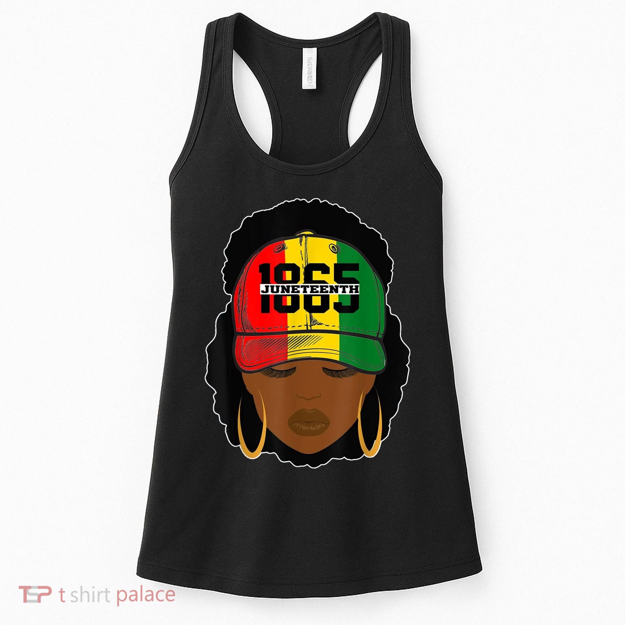 1865 Juneteenth Female Black History Month Women's Tank Top