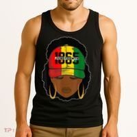 1865 Juneteenth Female Black History Month Tank Top thumb 3
