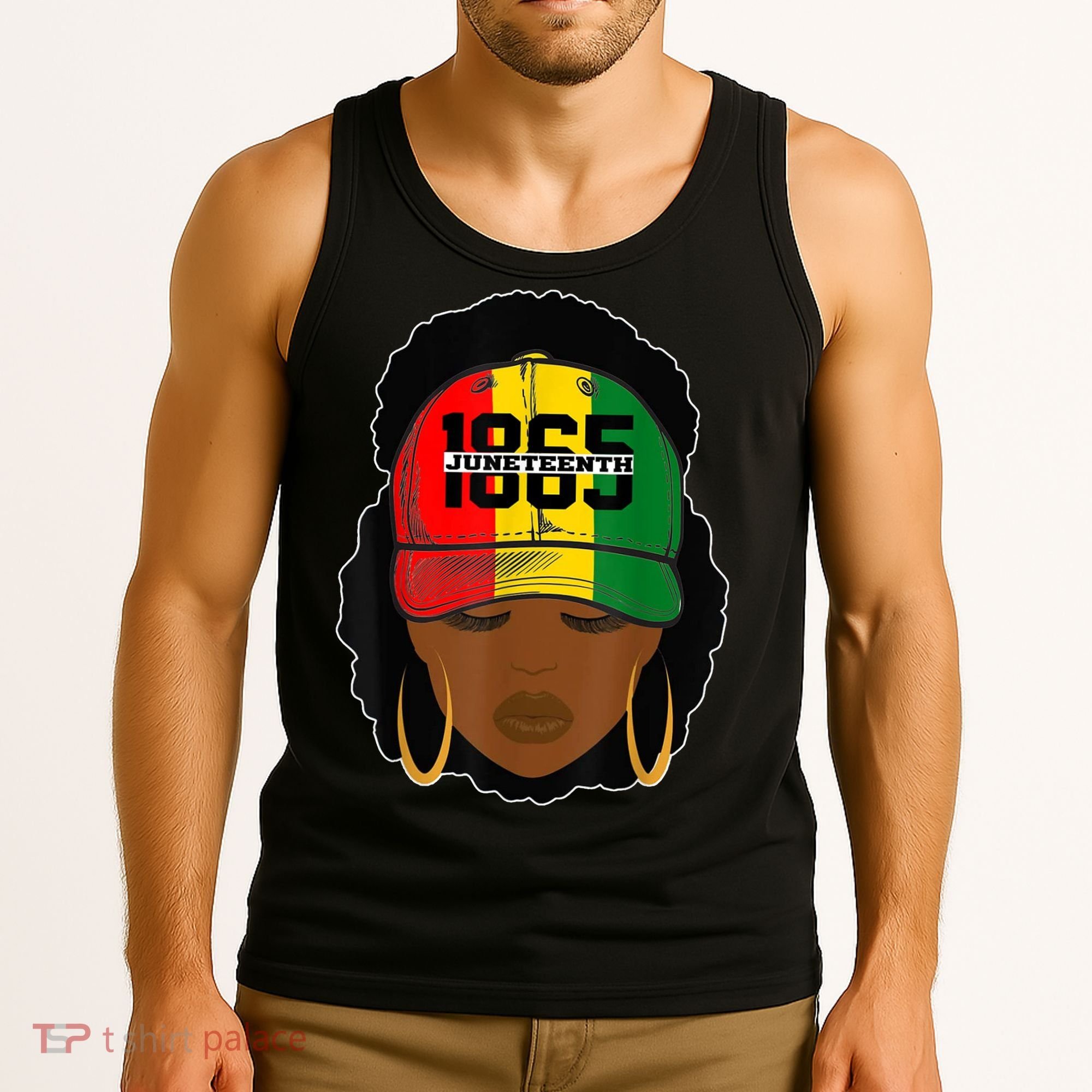 1865 Juneteenth Female Black History Month Tank Top