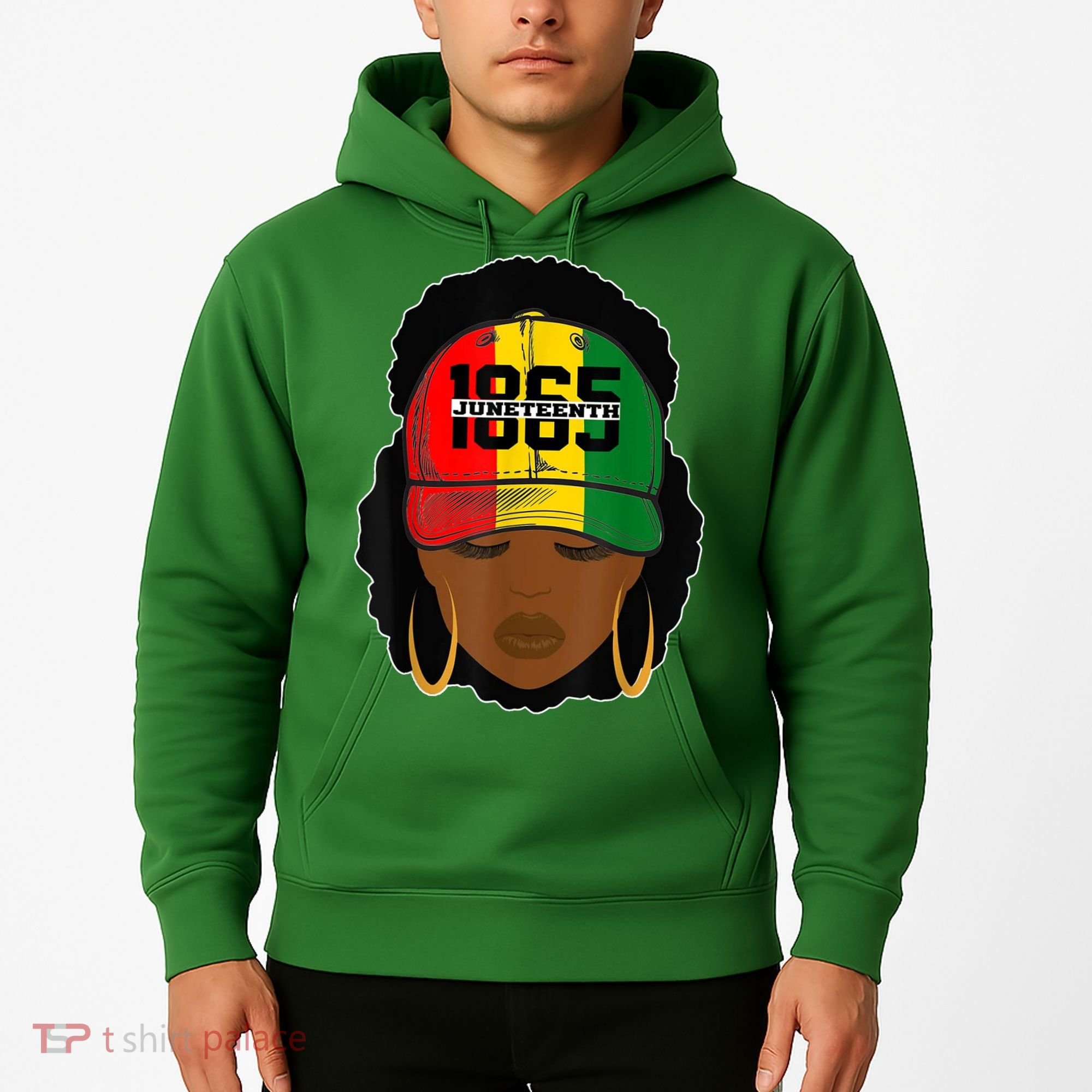1865 Juneteenth Female Black History Month Hoodie