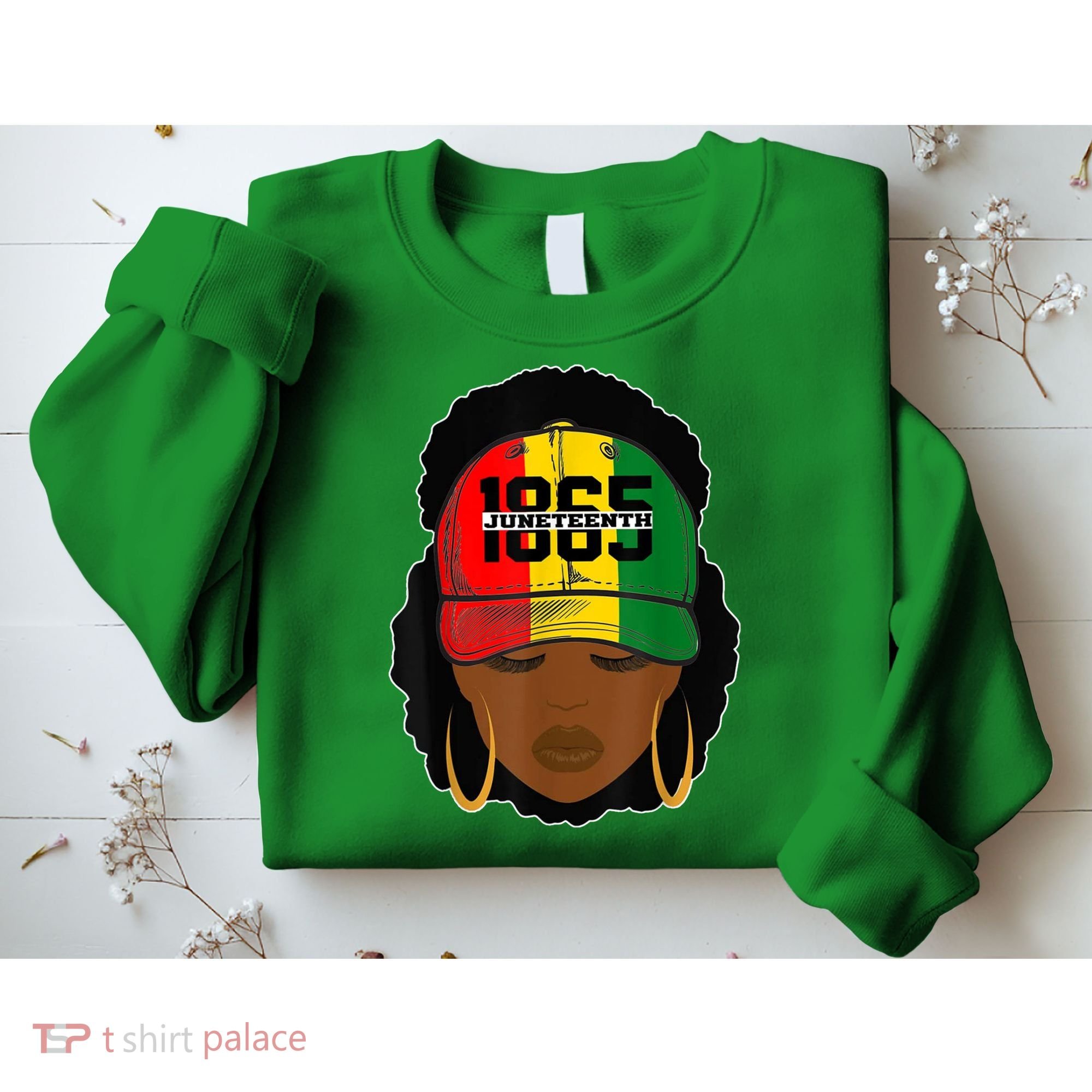 1865 Juneteenth Female Black History Month Sweatshirt