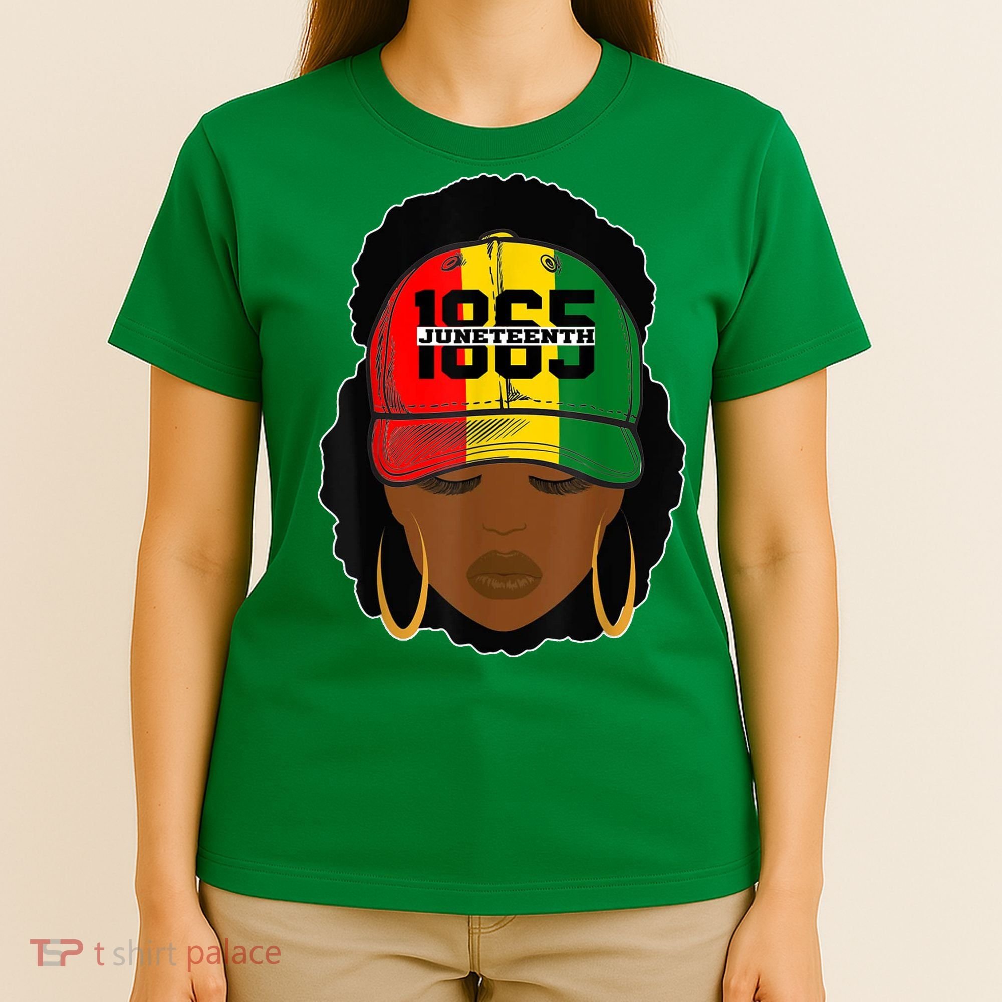 1865 Juneteenth Female Black History Month T-Shirt
