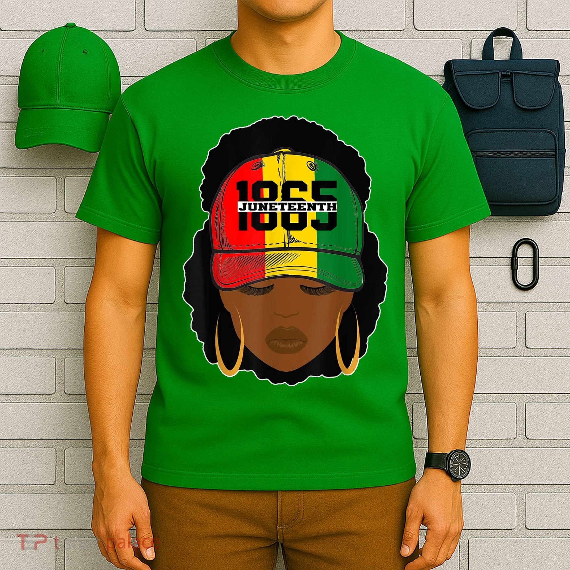 1865 Juneteenth Female Black History Month T-Shirt